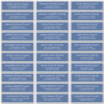 Modern Simple Chic Wedding Guest Names Address<br><div class="desc">Composed of simple sans serif and modern serif typography. These elements are simple,  elegant,  and modern. This has 30 stickers. 
 
 This is designed by White Paper Birch Co. exclusive for Zazzle.
 
 Available here:
 http://www.zazzle.com/store/whitepaperbirch</div>