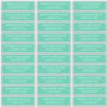 Modern Simple Chic Wedding Guest Names Address<br><div class="desc">Composed of simple sans serif and modern serif typography. These elements are simple,  elegant,  and modern. This has 30 stickers. 
 
 This is designed by White Paper Birch Co. exclusive for Zazzle.
 
 Available here:
 http://www.zazzle.com/store/whitepaperbirch</div>