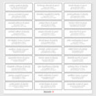 Modern Simple Chic Wedding Guest Names Address