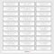 Modern Simple Chic Wedding Guest Names Address