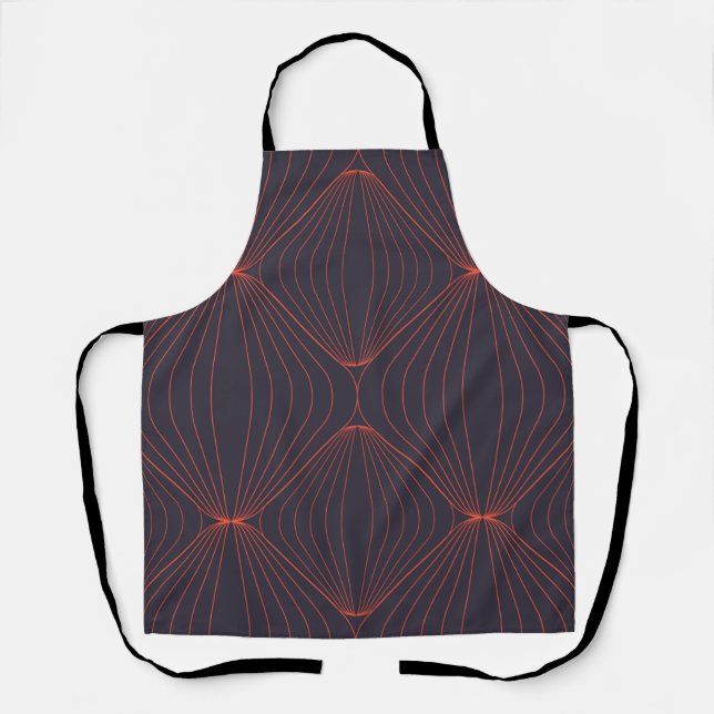 Modern, simple Christmas concept pattern Apron (Front)
