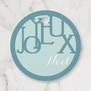 Modern Simple Christmas Gift Wrapping Tag