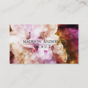 Modern Simple & Classic Beauty Pink Business Card