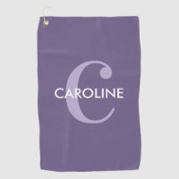 Modern Simple Classic Initial Purple