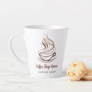 Modern Simple Coffee Shop professional  shop Latte Mug