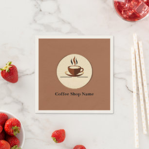 Modern Simple Coffee Shop professional  shop Napkin