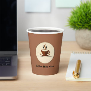Modern Simple Coffee Shop professional shop Paper Cups