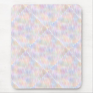 Modern Simple colourful line stripes Pattern Mouse Mat