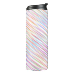 Modern Simple colourful line stripes Pattern  Thermal Tumbler
