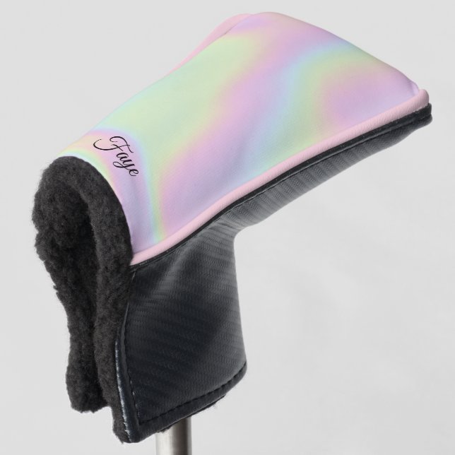 Modern Simple Colourful rainbow gradient galaxy se Golf Head Cover (3/4 Front)