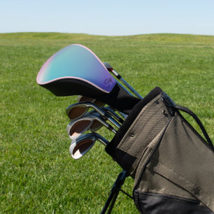 Modern Simple Colourful rainbow gradient galaxy se Golf Head Cover