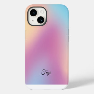 Modern Simple Colourful rainbow gradient galaxy se iPhone 14 Case