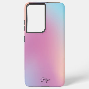 Modern Simple Colourful rainbow gradient galaxy se Samsung Galaxy Case