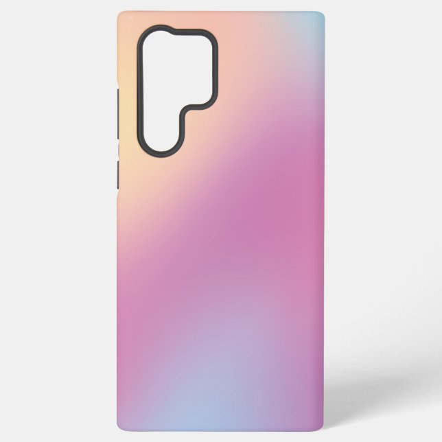 Modern Simple Colourful rainbow gradient galaxy se Samsung Galaxy S22 Ultra Case (Back)