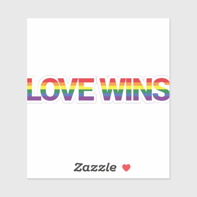 Modern, simple, colourful, vibrant design Love Win (Sheet)