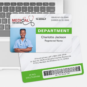 Modern Simple Company Business Template Badge ID Badge