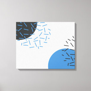 Modern, simple, cool, abstract, graphic pattern canvas print