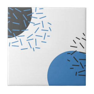 Modern, simple, cool, abstract, graphic pattern tile