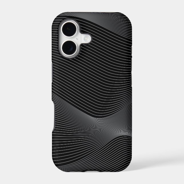 Modern, simple, cool, abstract motion wave pattern (Back)