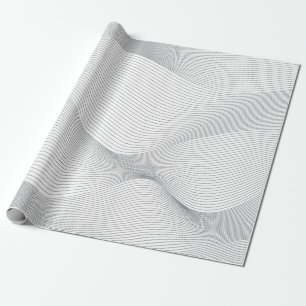 Modern, simple, cool, abstract motion wave pattern wrapping paper
