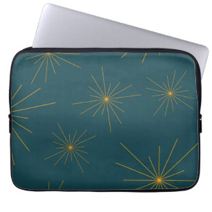 Modern, simple, cool, trendy light abstraction laptop sleeve