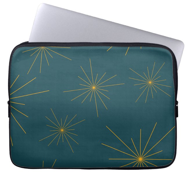 Modern, simple, cool, trendy light abstraction laptop sleeve (Front)