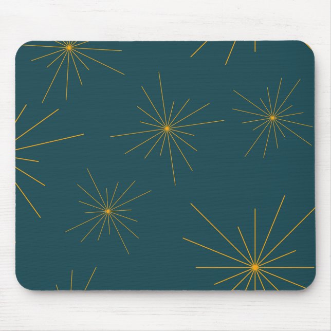 Modern, simple, cool, trendy light abstraction mouse mat (Front)