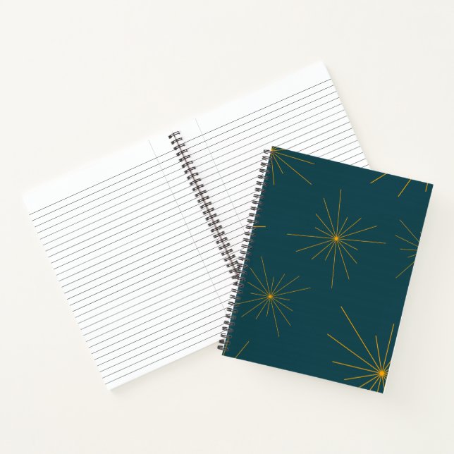 Modern, simple, cool, trendy light abstraction notebook (Inside)