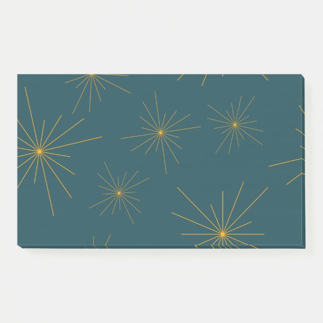 Modern, simple, cool, trendy light abstraction post-it notes (Front)