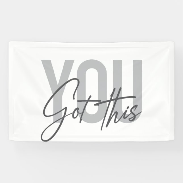 Modern, simple, cool typography You Got This Banner (Horizontal)
