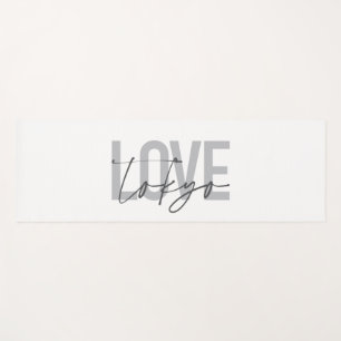 Modern, simple, cool, urban design Love Tokyo Yoga Mat