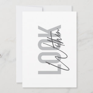Modern, simple, cool urban typography Look Within
