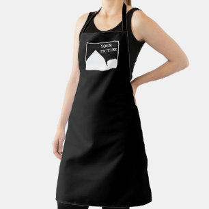 Modern Simple Create Your Own Wedding Picture Apron