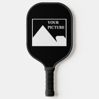 Modern Simple Create Your Own Wedding Picture Pickleball Paddle