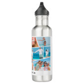  Modern Simple Custom 9 Images Collage Photos 710 Ml Water Bottle (Right)