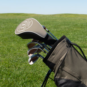 Modern Simple Custom Business Logo Branded Golf Head Cover