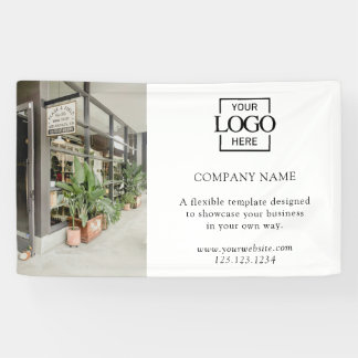 Modern Simple Custom Business Logo Professional Banner