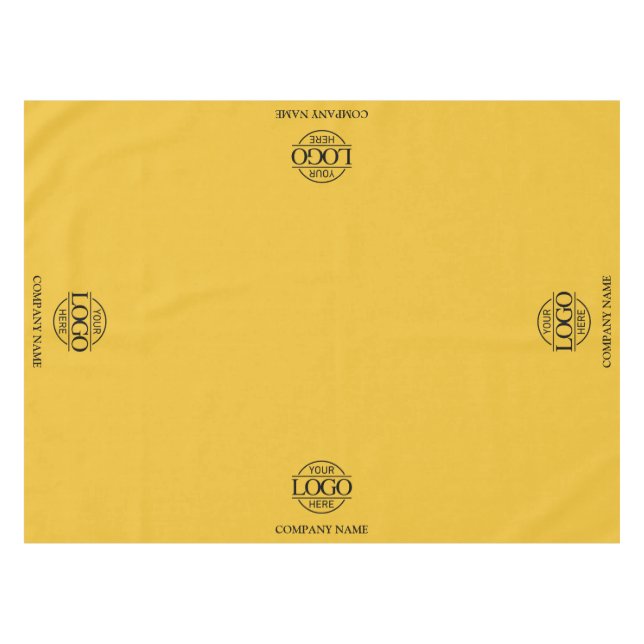 Modern Simple Custom Business Logo Promotional Tablecloth (Front (Horizontal))