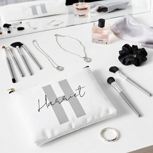 Modern simple custom Personalised Accessory Pouch