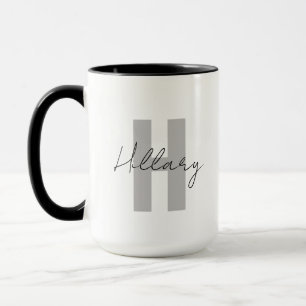 Modern simple custom Personalised Mug