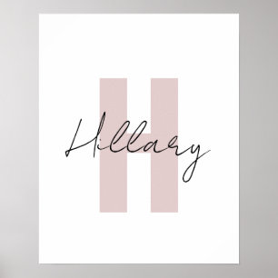 Modern simple custom Personalised Poster