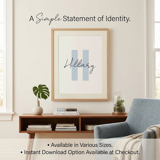Modern simple custom Personalised  Poster (Creator Uploaded)