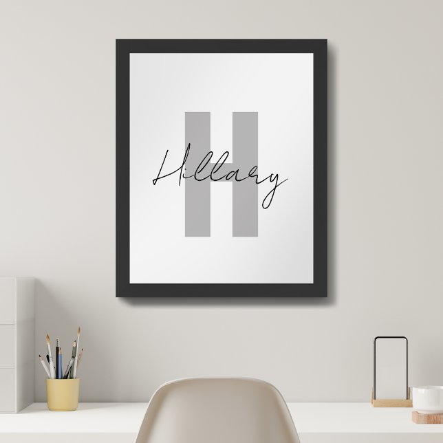 Modern simple custom Personalised  Poster (Creator Uploaded)