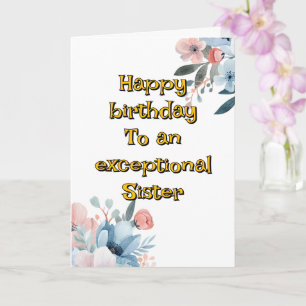 Modern Simple Custom Photo Birthday Card