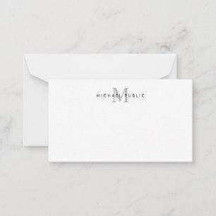 Modern Simple Custom Template Initial Monogram
