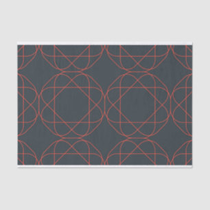 Modern, simple, cute, playful geometric pattern tissue paper