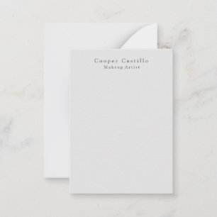Modern Simple Dim Grey Professional Minimalist Card