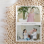 Modern Simple Editable Merry Christmas Three Photo Holiday Card<br><div class="desc">Modern Simple Editable Merry Christmas Three Photo Holiday Card</div>