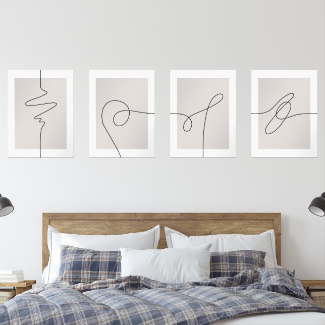 Modern Simple Elegant Abstract Detail (Bedroom)