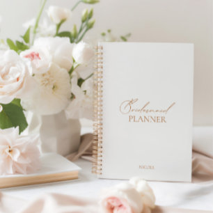 Modern Simple Elegant Bridesmaid Wedding Planner